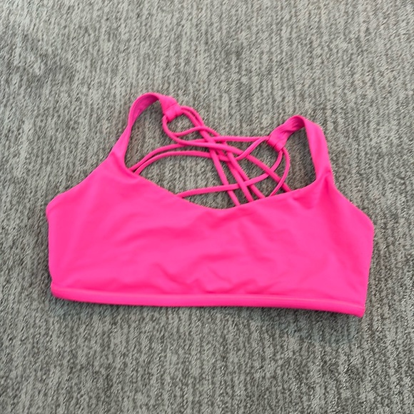 lululemon athletica Other - Lululemon wild thing size 8 hot pink bra